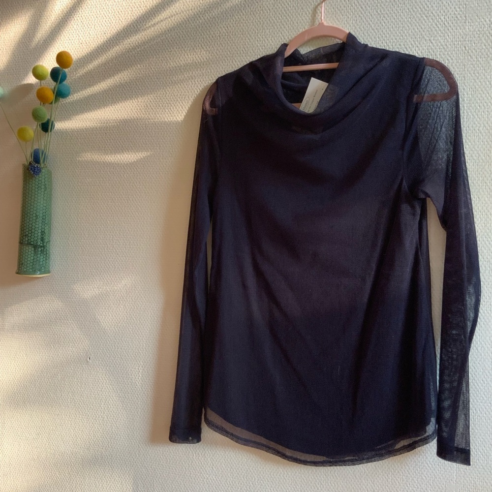 NWT Porto SF Chic Black Women's Cowl Neck Sweater Size 1